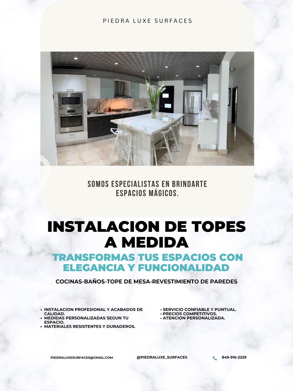 servicios profesionales - Instalacion de topes de cocinas a tu medida-calculo estimado sin compromiso. 9