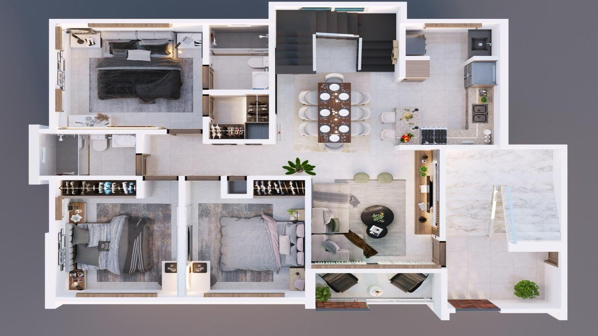 apartamentos - Residencial Toledo – Apartamentos y Penthouses Modernos en Santiago 5