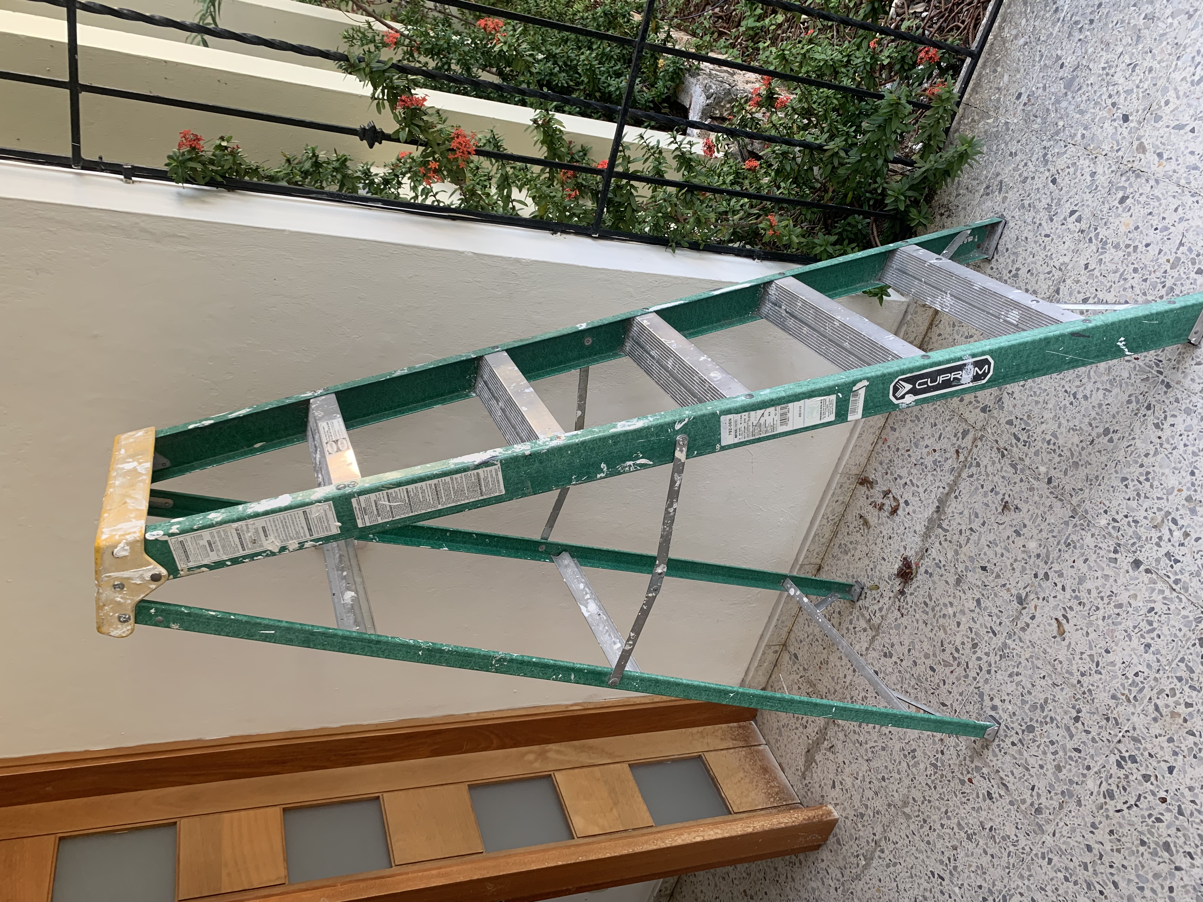 herramientas, jardines y exterior - Escalera tipo tijera  2