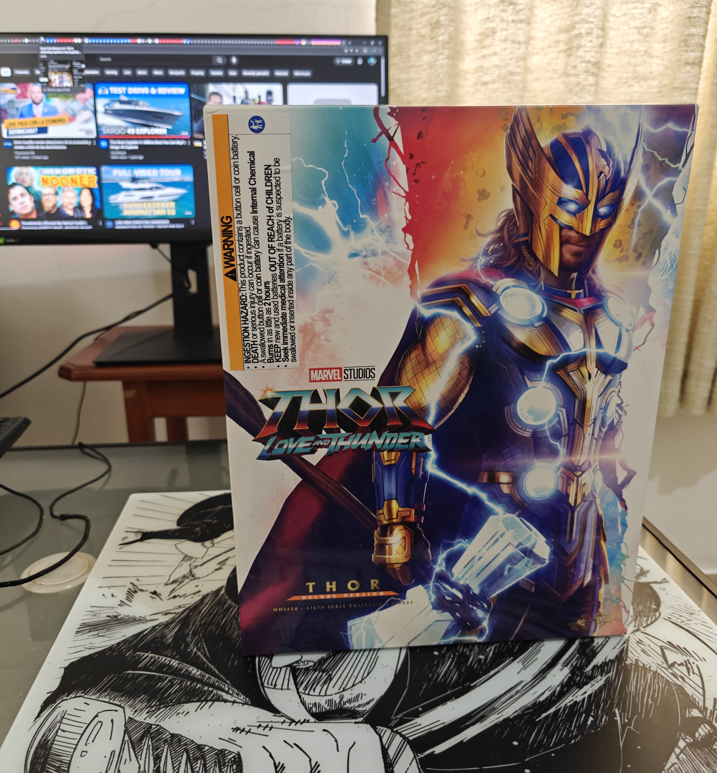 hobby y coleccion - Hot Toys Thor Love and Thunder Deluxe Version 1/6 2