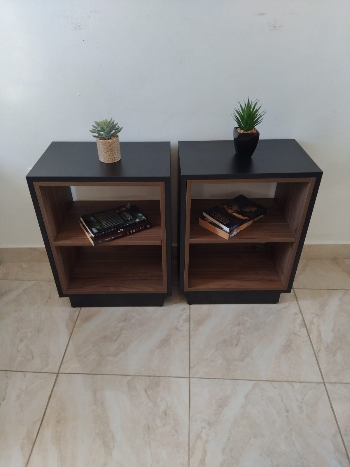 muebles y colchones - Mesitas Modernas de Melamina  4