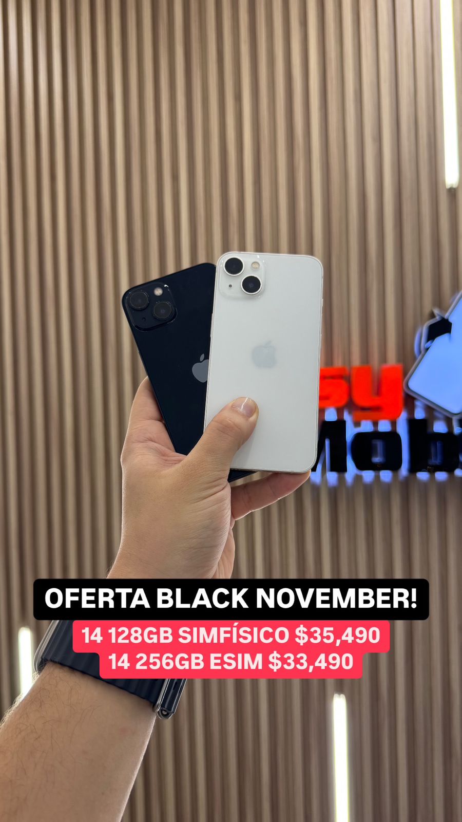 celulares y tabletas - iPHONE 14 256GB/128GB ESIM Y SIM FISICO  0