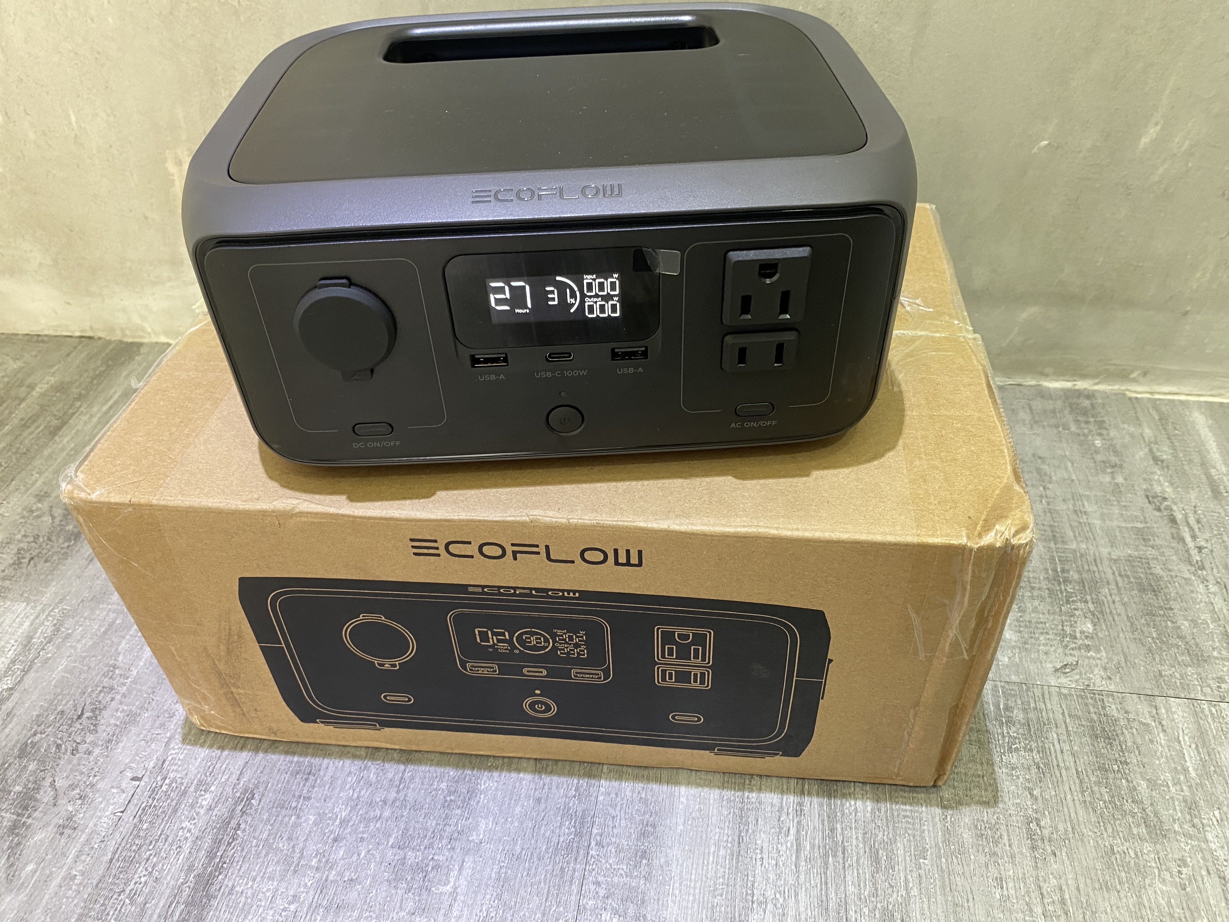 plantas e inversores - Ecoflow portátil 275W 110V  2