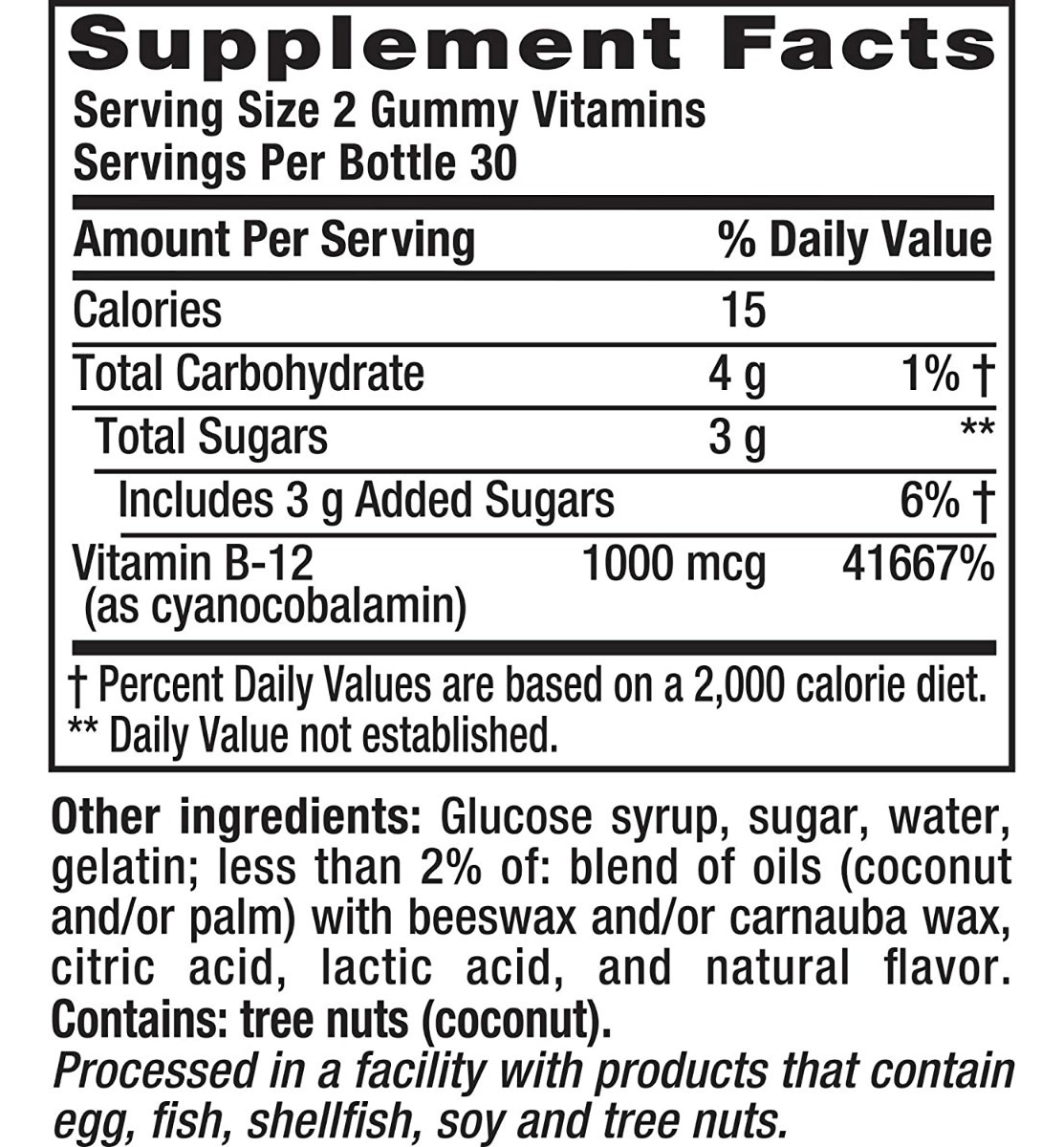 Salud y Equipamiento Médico - Vitamina B12 1000mcg Vitafusion - - Unidad A $2242 1