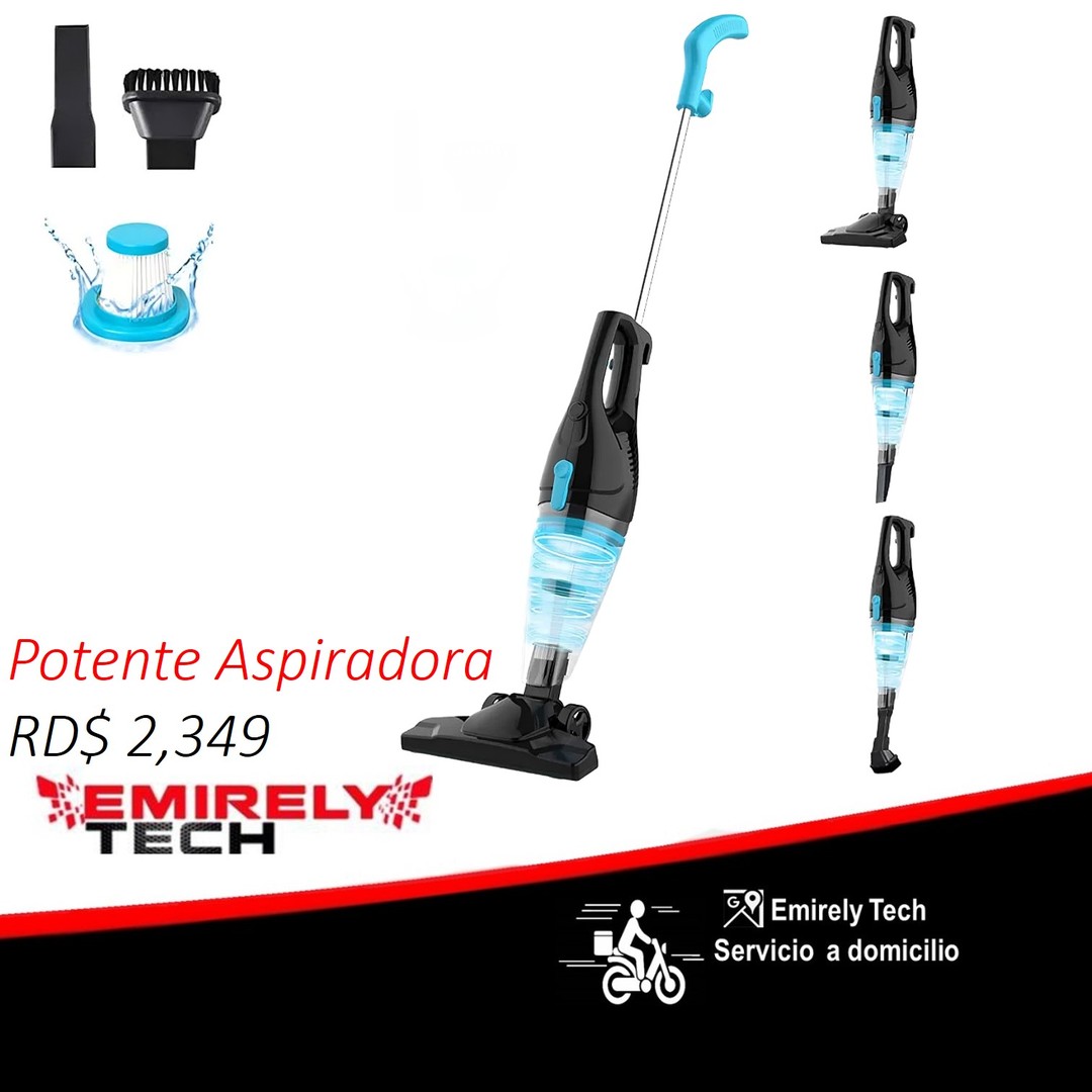 equipos profesionales - Potente aspiradora vertical y de mano con diseño compacto ligero y versátil