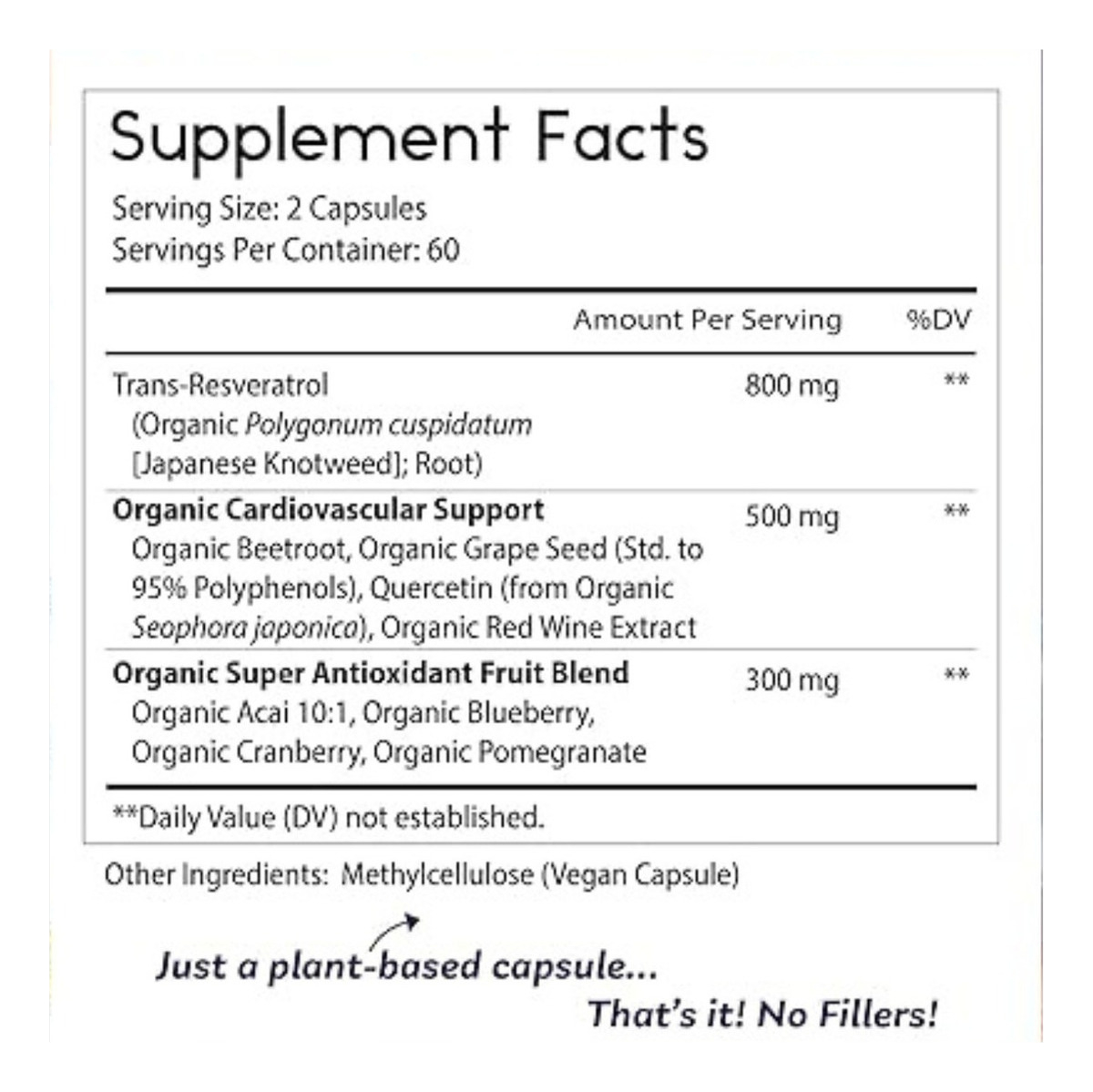 Salud y Equipamiento Médico - Resveratrol Complex 800 Mg 1