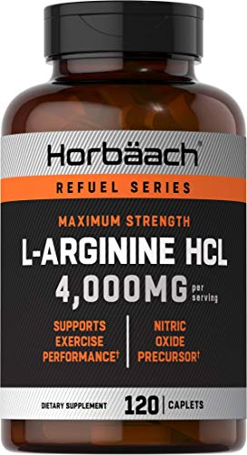 Salud y Equipamiento Médico - L Arginina 4000 Mg 120 Capsulas Por Horbaach 0