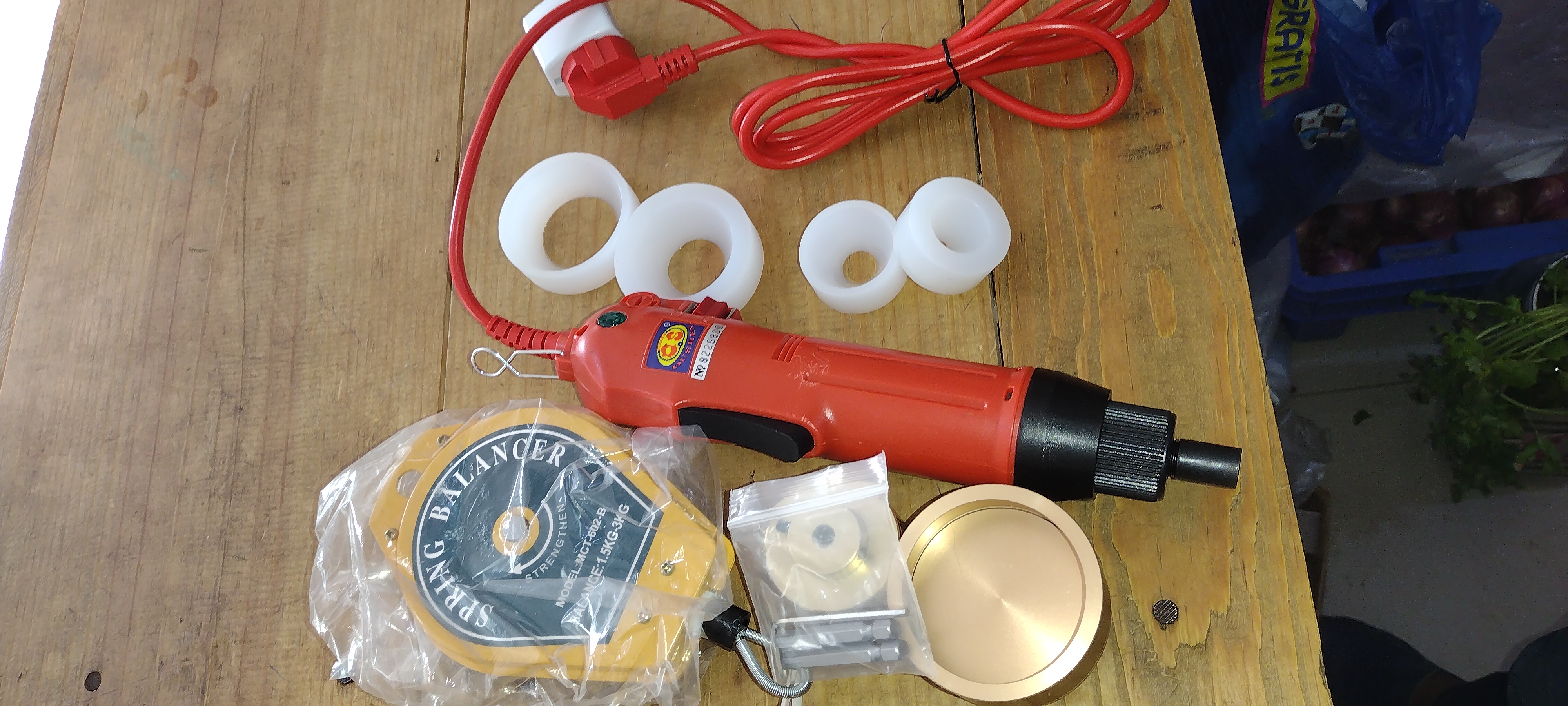 accesorios para electronica - Roscador de Tapas 110V con Torque Ajustable para Tapas de 10mm a 50mm 3