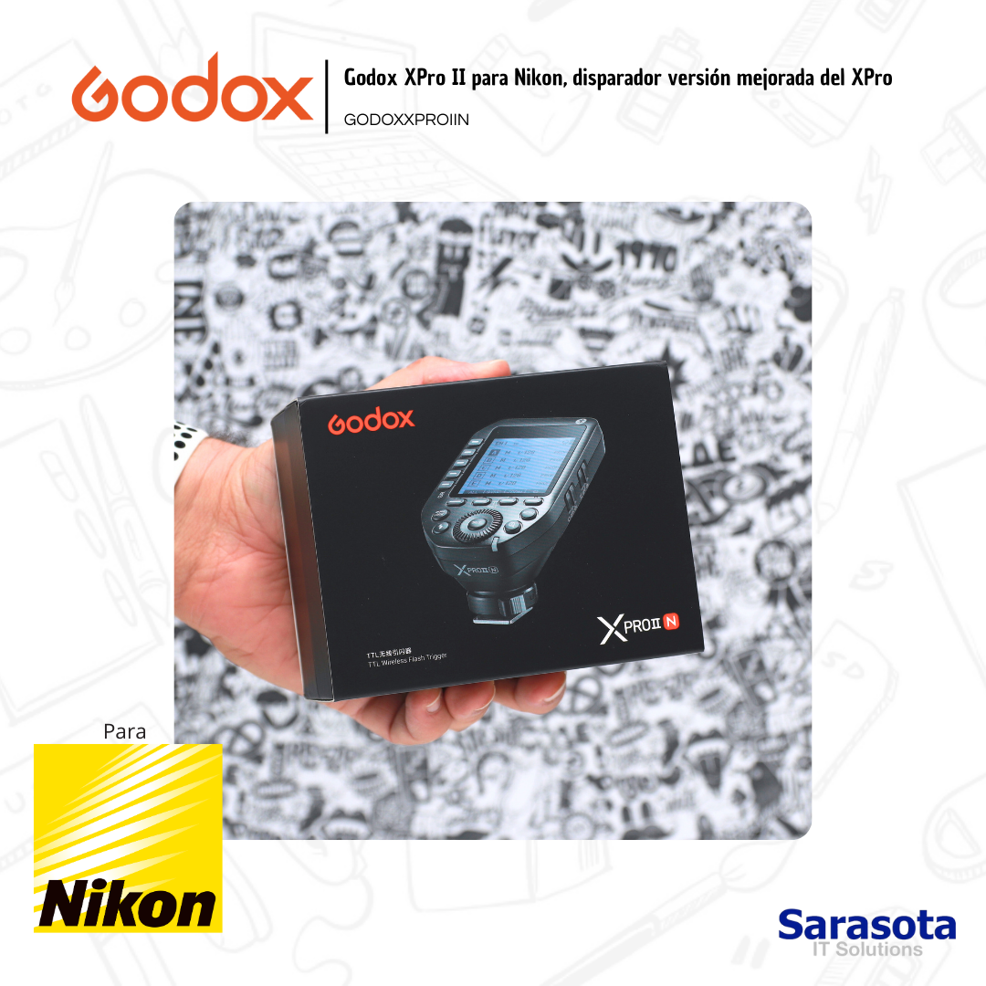 accesorios para electronica - Disparador Godox XPro II para Nikon Garantía 1 1