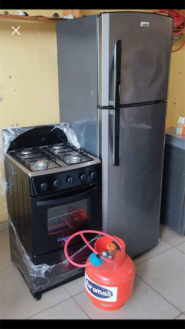 electrodomesticos - Oferta combo de electrodomésticos. Nevera estufa y tanque al mejor precio. $📟 0