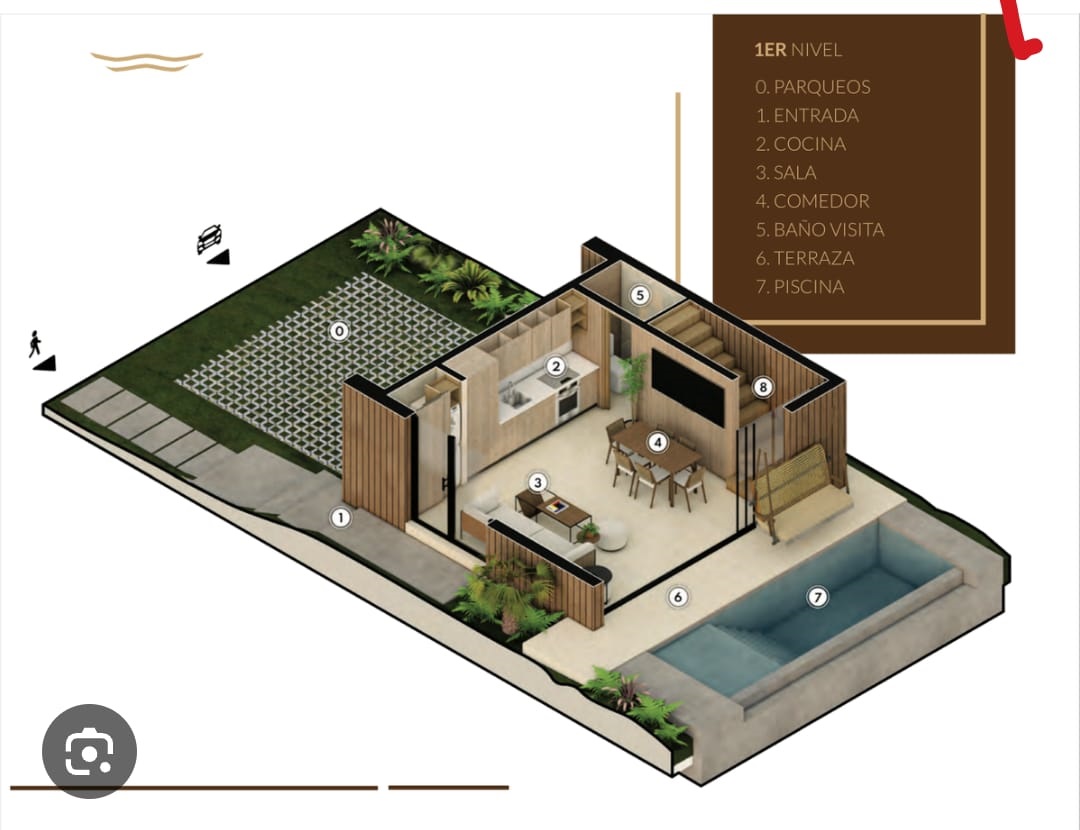 casas vacacionales y villas - Villas en Cap Cana a 7 Minutos de Playa Juanillo 3