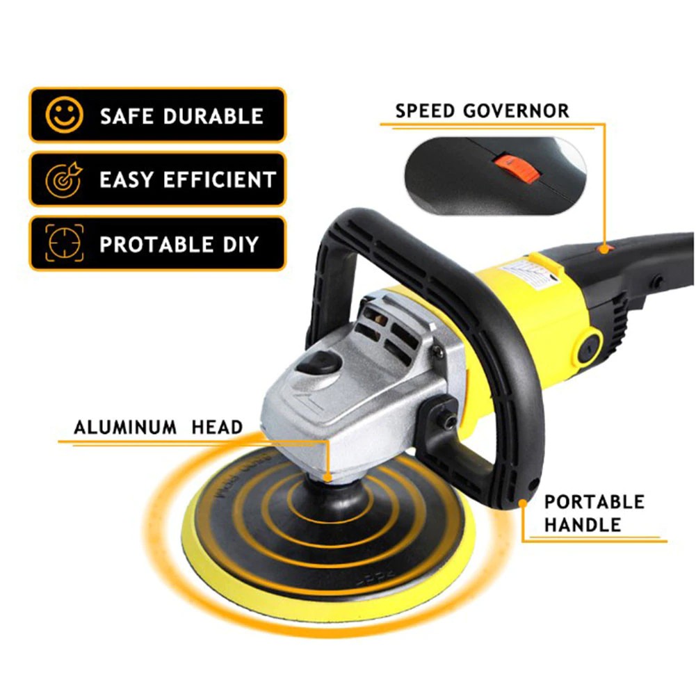 herramientas, jardines y exterior - Pulidora de carro 1200W, máquina de pulido, lijadora, pulidora pulidor Grande 3