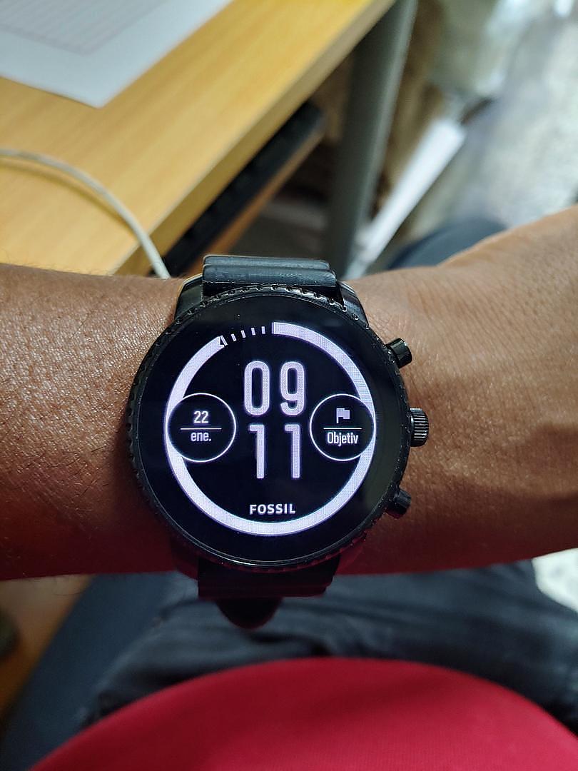 otros electronicos - reloj fossil digital 22 cm  5