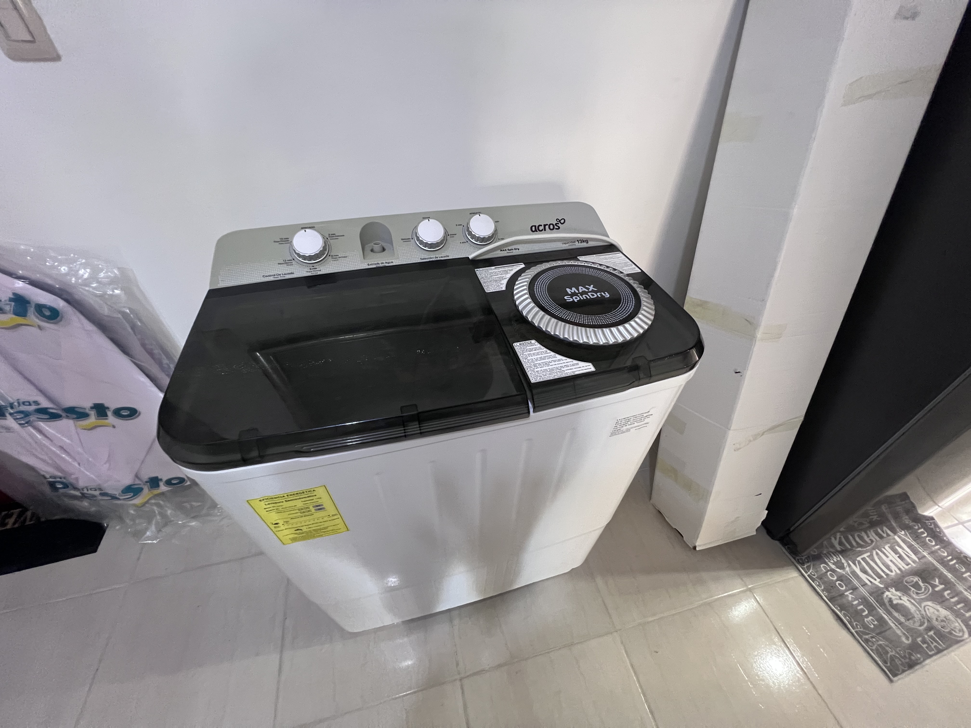 electrodomesticos - Lavadora y secadora semiautomática ACROS 1