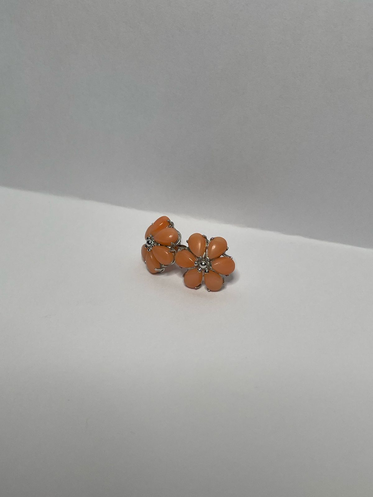 joyas, relojes y accesorios - Aretes Naranja: Oro Blanco   1