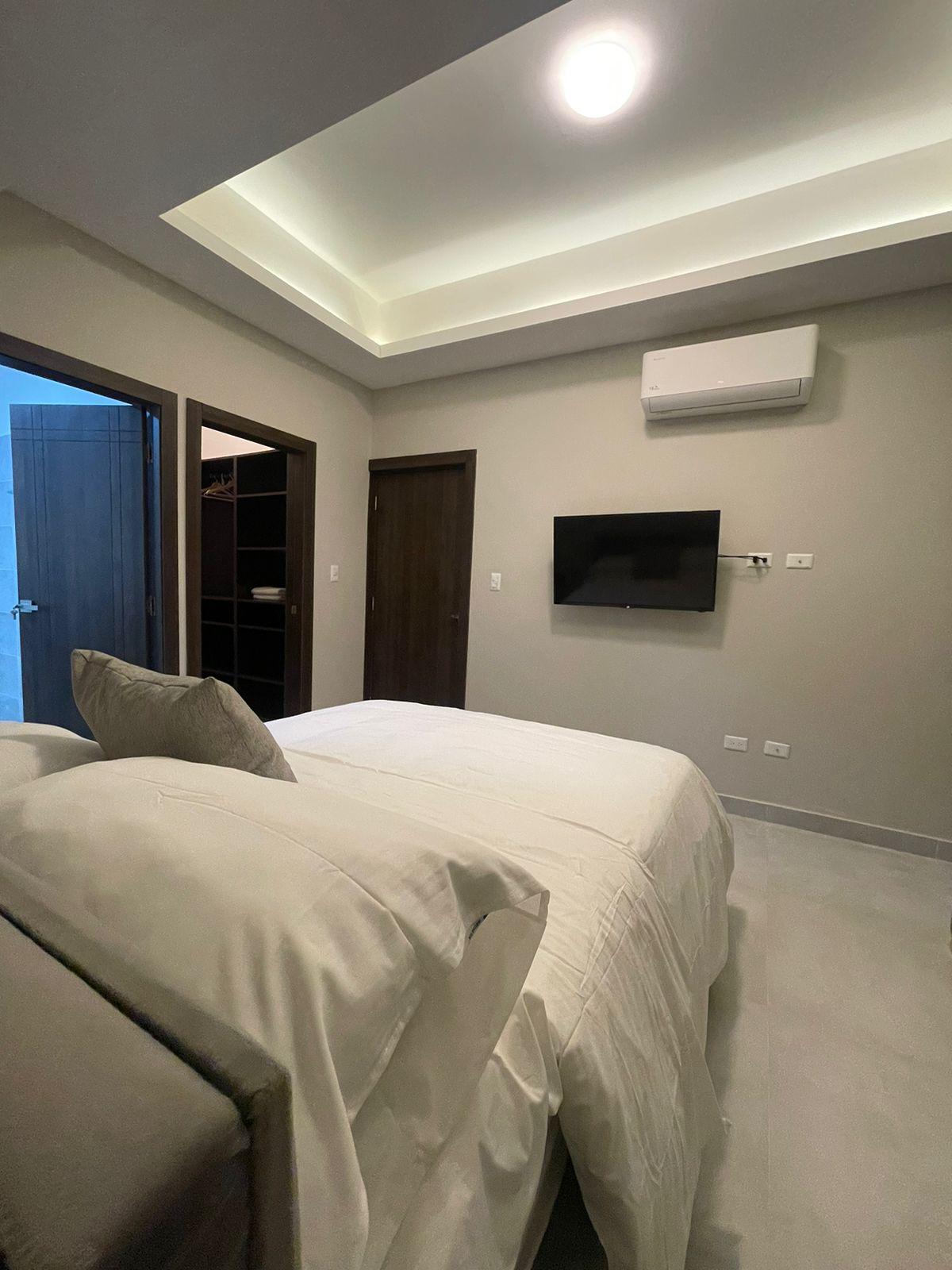 apartamentos - Renta de apartamento amueblado en Evaristo Morales 9