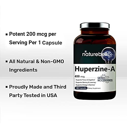 Salud y Equipamiento Médico - Huperzina A 400mcg Por Porcion, 240 Capsulas 5