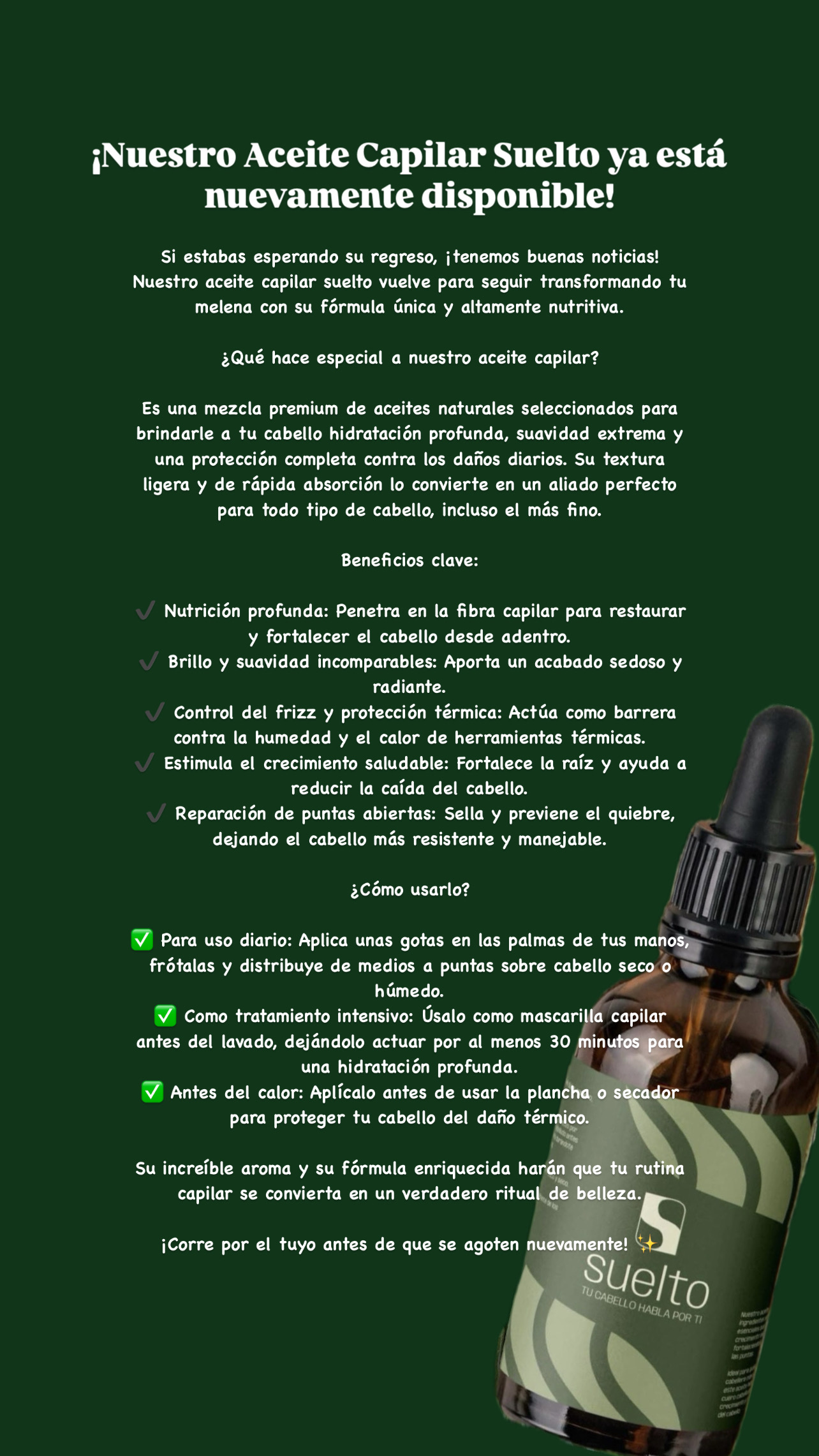 salud y belleza - ACEITE PARA EL CRECIMIENTO DEL CABELLO  6