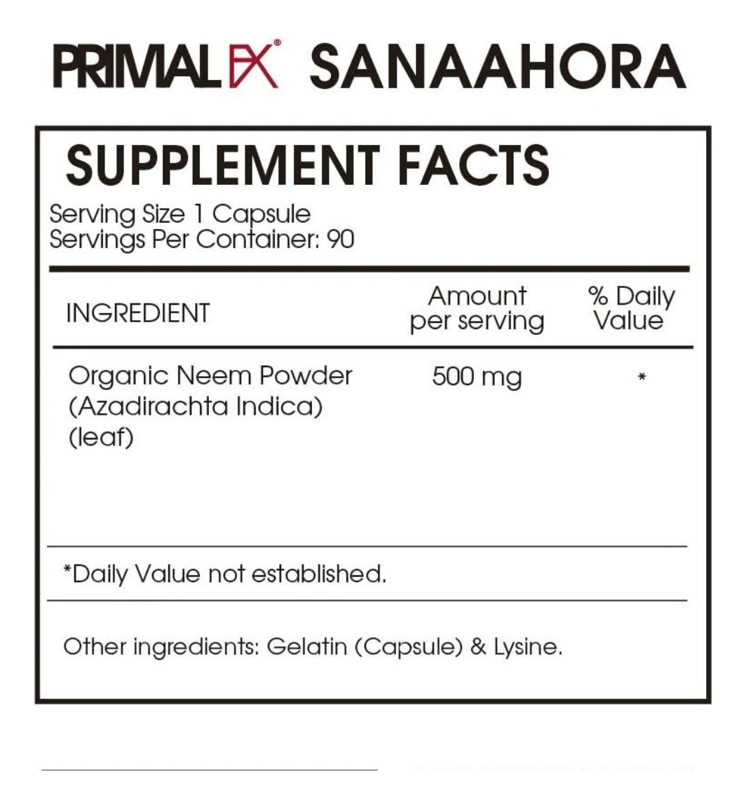 Salud y Equipamiento Médico - Azadirachta  90 Caps Primalfx 1