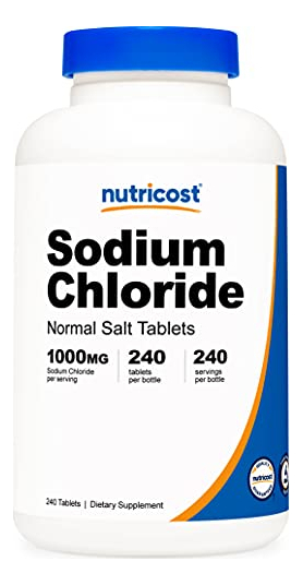 Salud y Equipamiento Médico - Cloruro De Sodio Nutricost 1000mg 240 Cap Nutricost 0