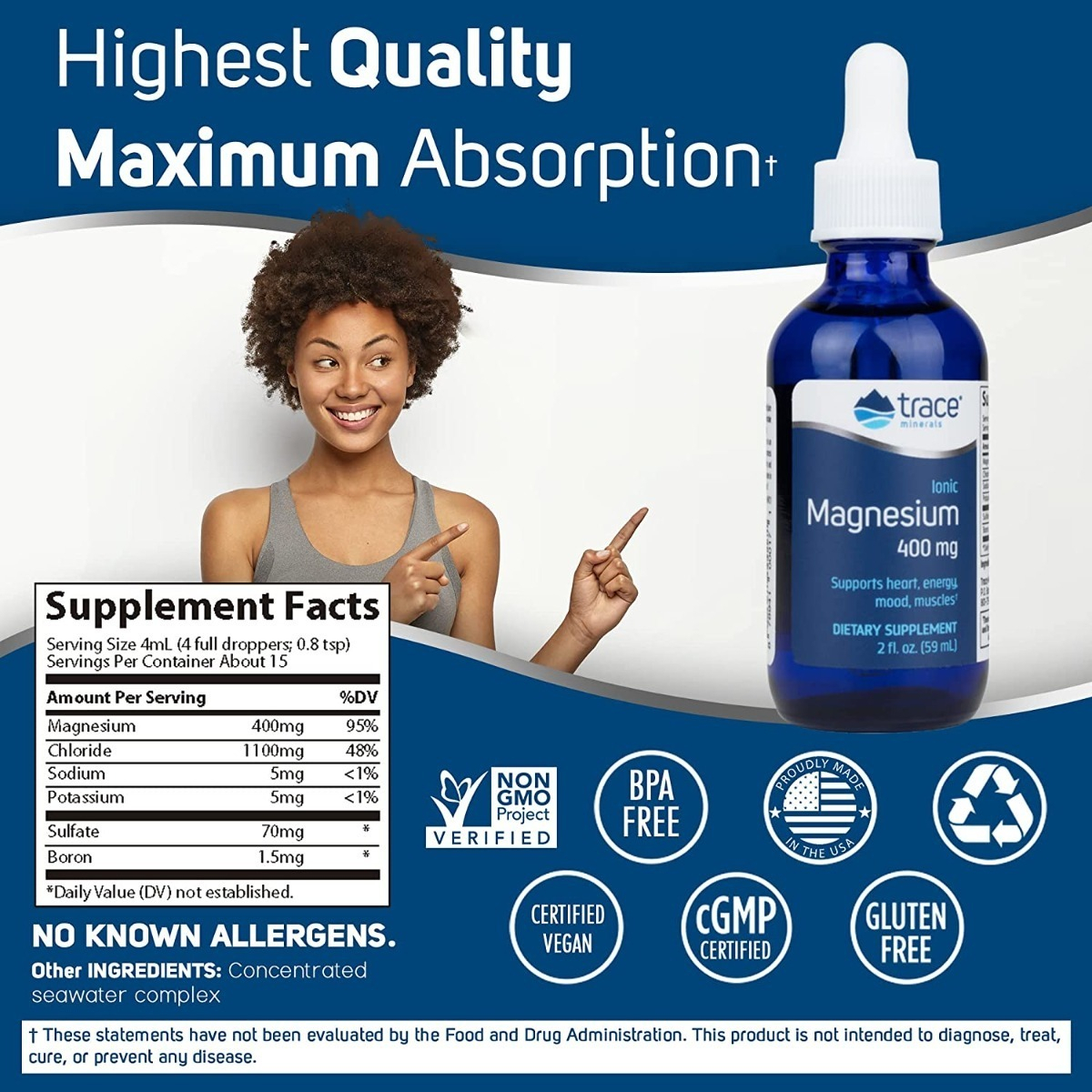 Salud y Equipamiento Médico - Magnesio Gotas 400 Mg - Ml A $2204 - Ml A $2320 1