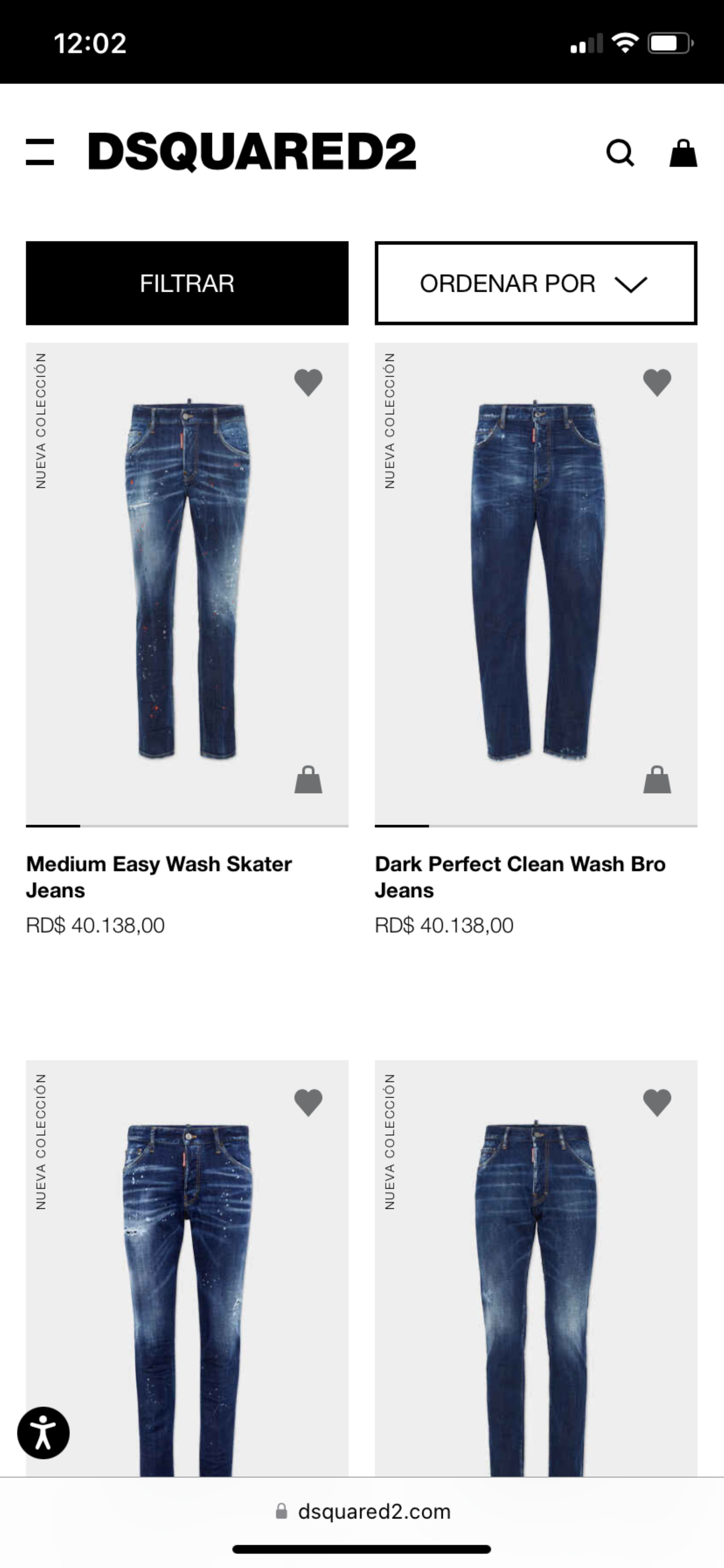 ropa para hombre - JEANS DSQUARED2 ORIGINALES 5