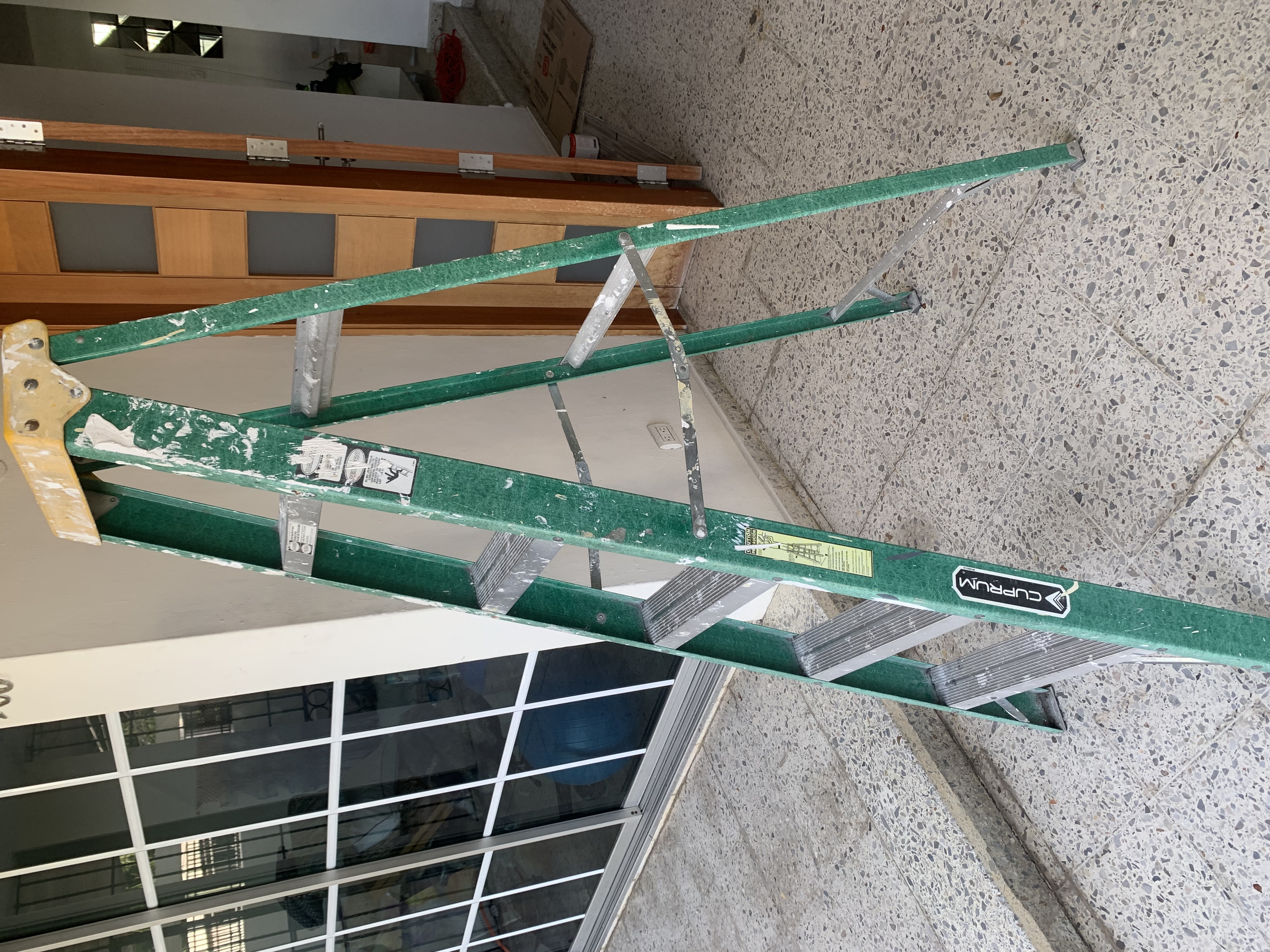 herramientas, jardines y exterior - Escalera tipo tijera  0