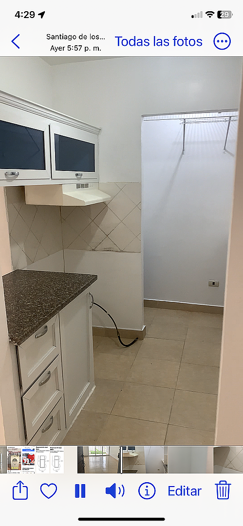 apartamentos - alquiler apto.primer nivel,3 habitaciones,2baños,cocina,sala/comedor,parqueo  7