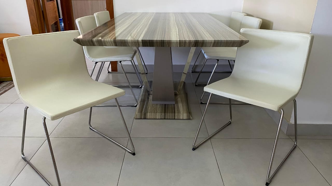 muebles y colchones - JUEGO DE COMEDOR DE 6 SILLAS.  4