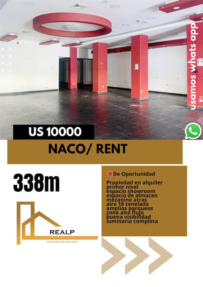 oficinas y locales comerciales - Local en Naco primer nivel  0
