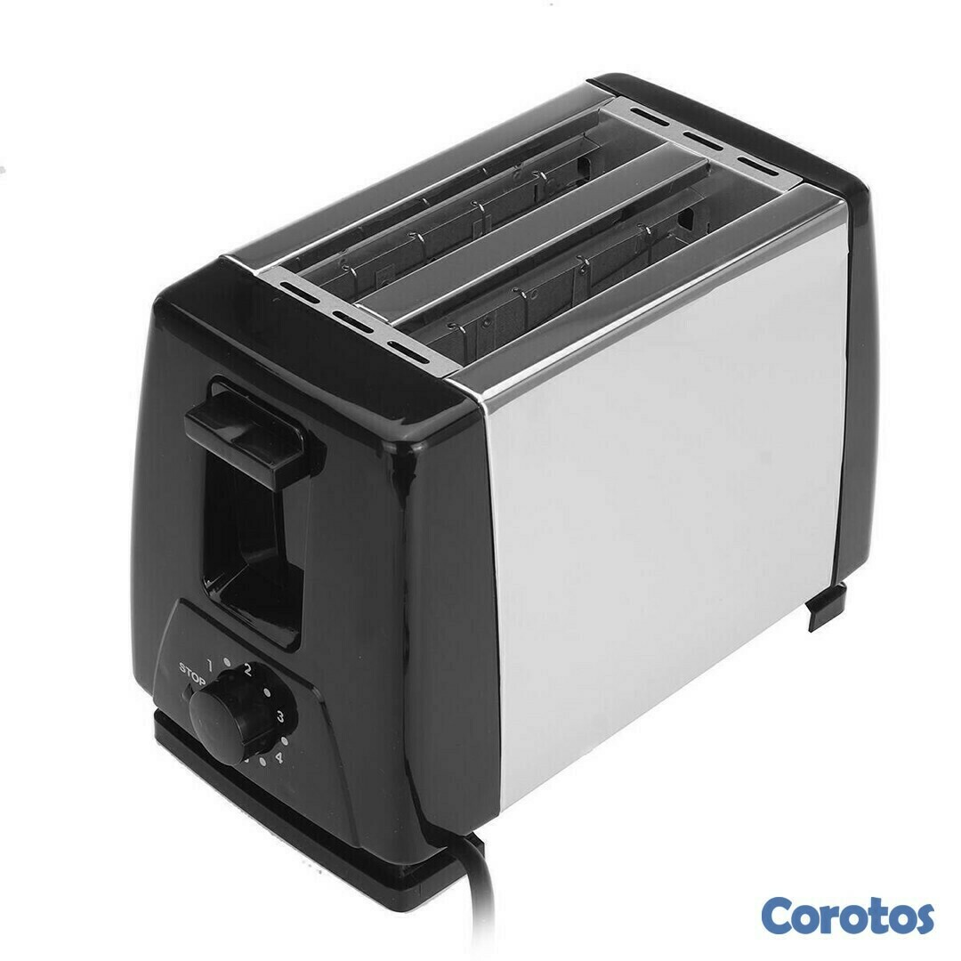 cocina - Tostadora eléctrica de 2 rebanadas de calefacción rápida automática 1