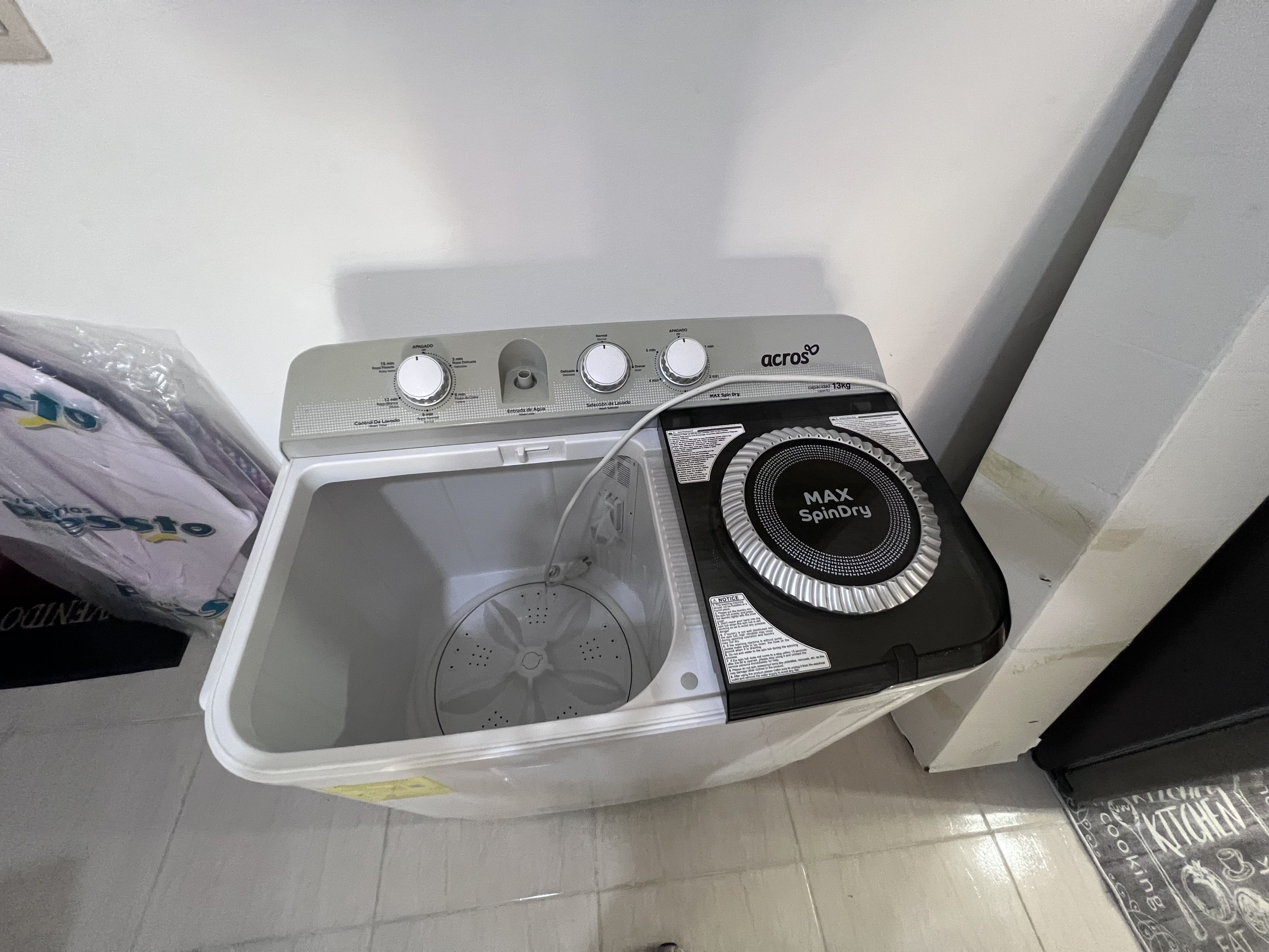 electrodomesticos - Lavadora y secadora semiautomática ACROS 2