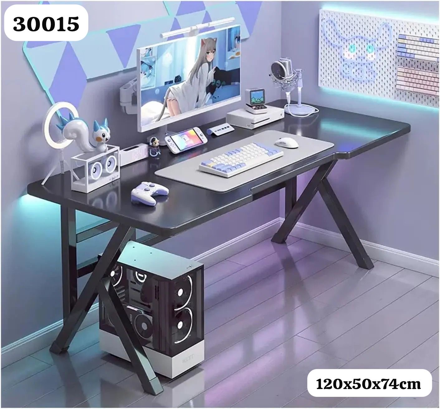 muebles y colchones - Escritorio tipo gamer 1