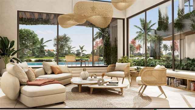 casas vacacionales y villas - Venta de villas en la mejor zona de cap cana con piscina y Jacuzzi de 2,846mts 2