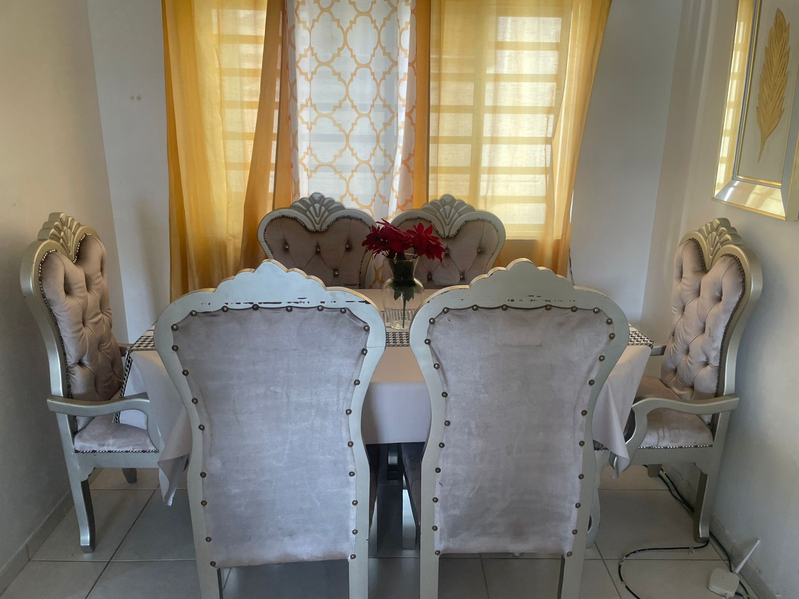 muebles y colchones - juego de comedor  2