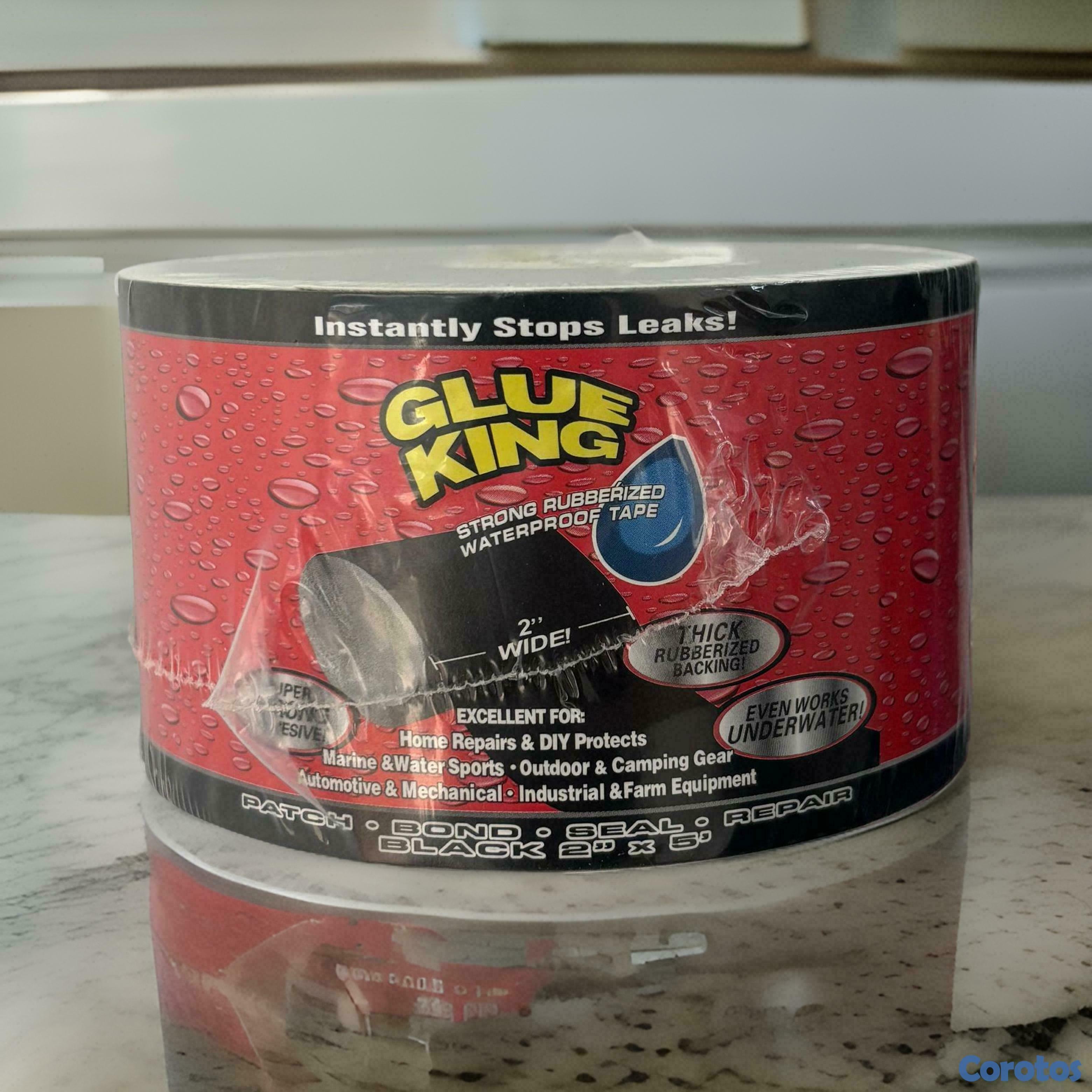 herramientas, jardines y exterior - Cinta para tapar goteras tanque cubeta glue king 2 1