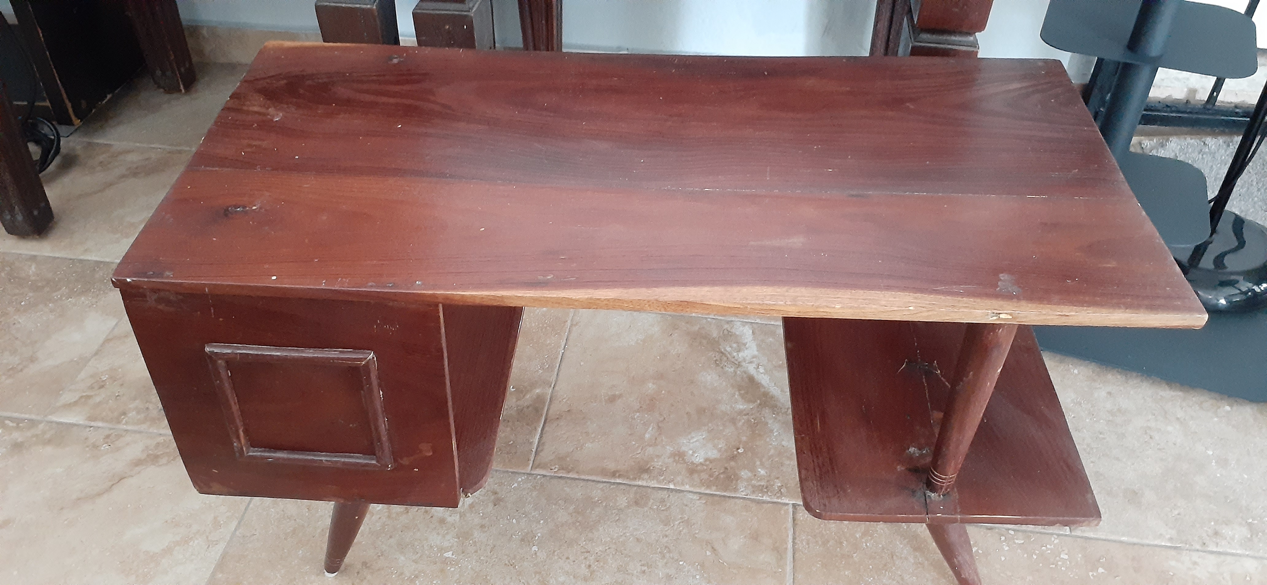 muebles y colchones - vendo varias mesa centro lateral antigua cahoba pura 2