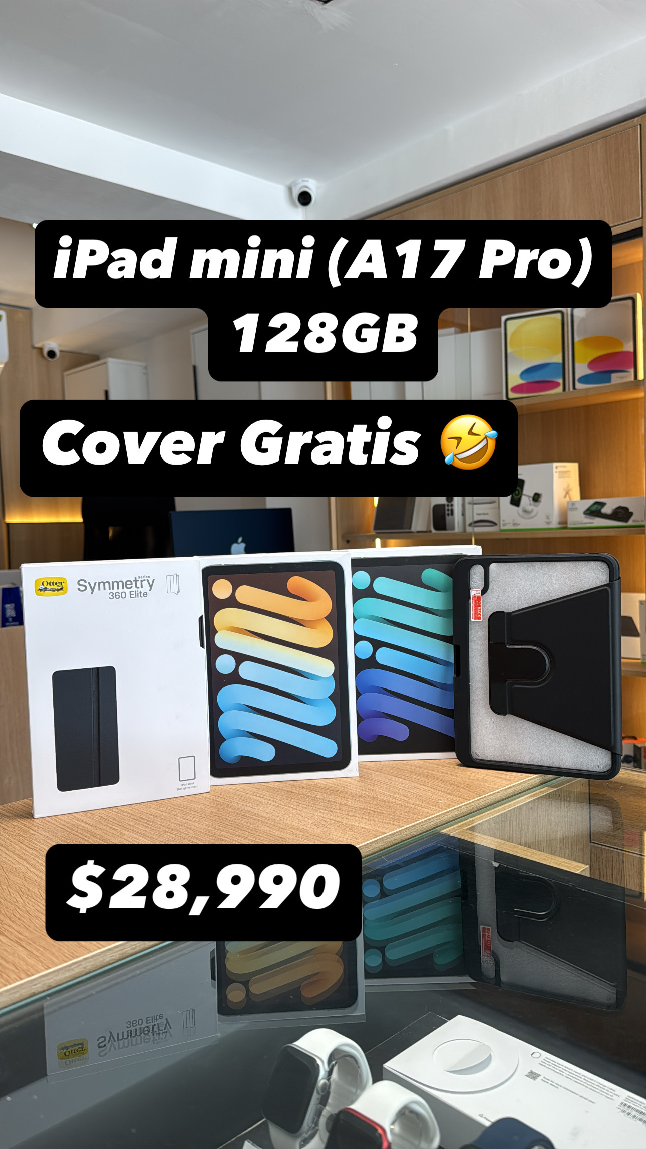 celulares y tabletas - iPad mini (A17 Pro) 128GB + Cover gratis  0