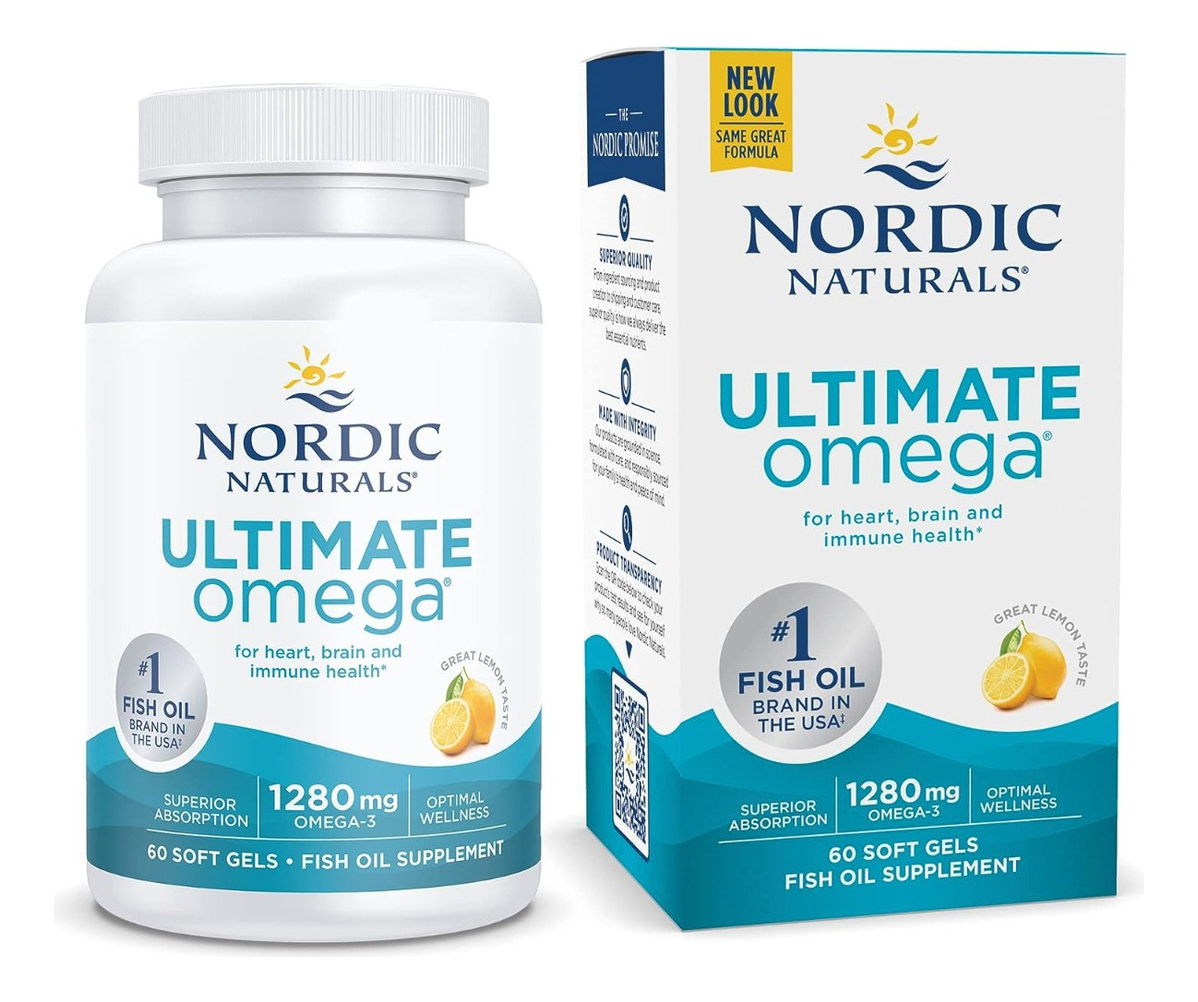 Salud y Equipamiento Médico - Omega 3 1280mg 60 Geles Nordic