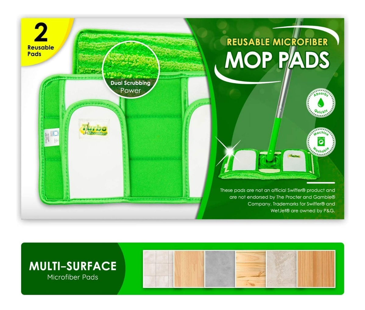 Salud y Equipamiento Médico - Swiffer Recambio Barrido En Seco Y Humedo Lavables 2 Und 0
