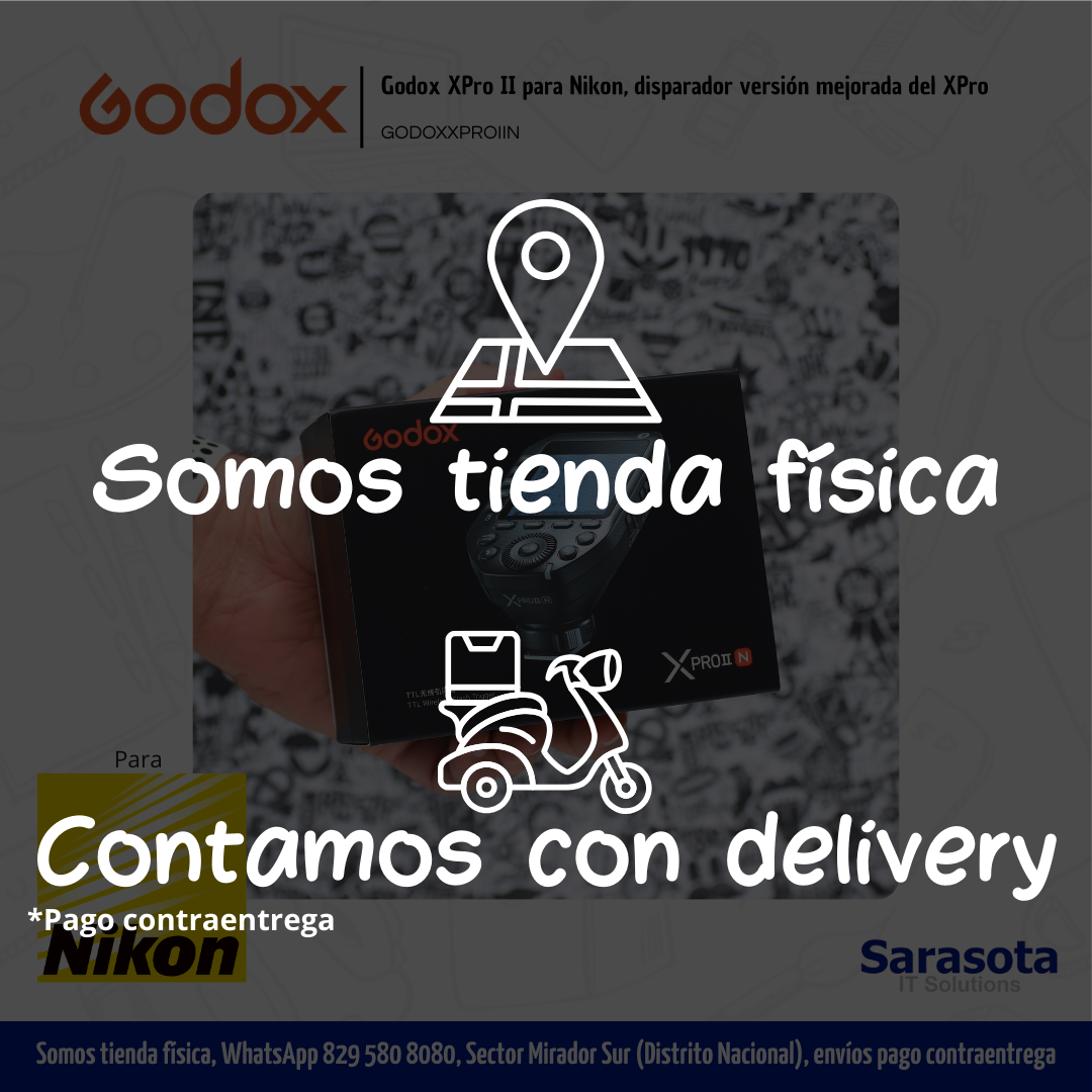 accesorios para electronica - Disparador Godox XPro II para Nikon Garantía 1 2