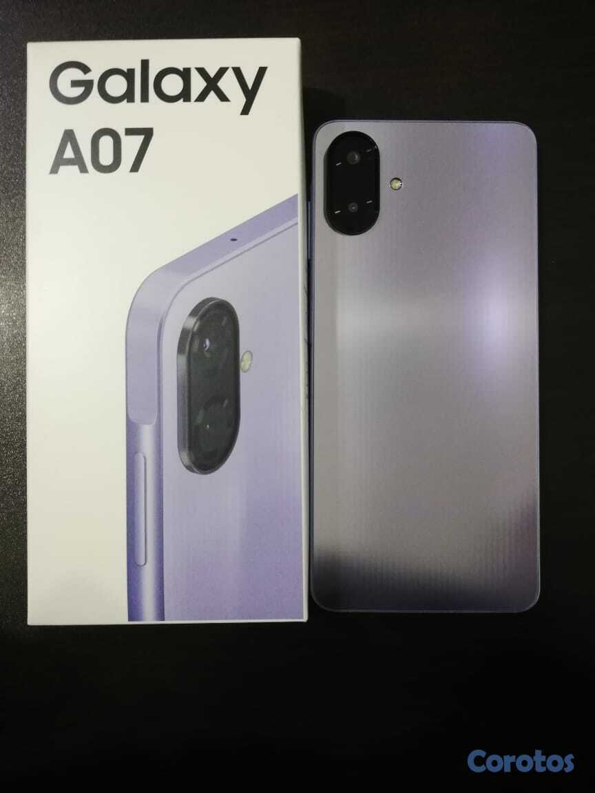 celulares y tabletas - Teléfono Samsung Galaxy A07 128+4GB  2