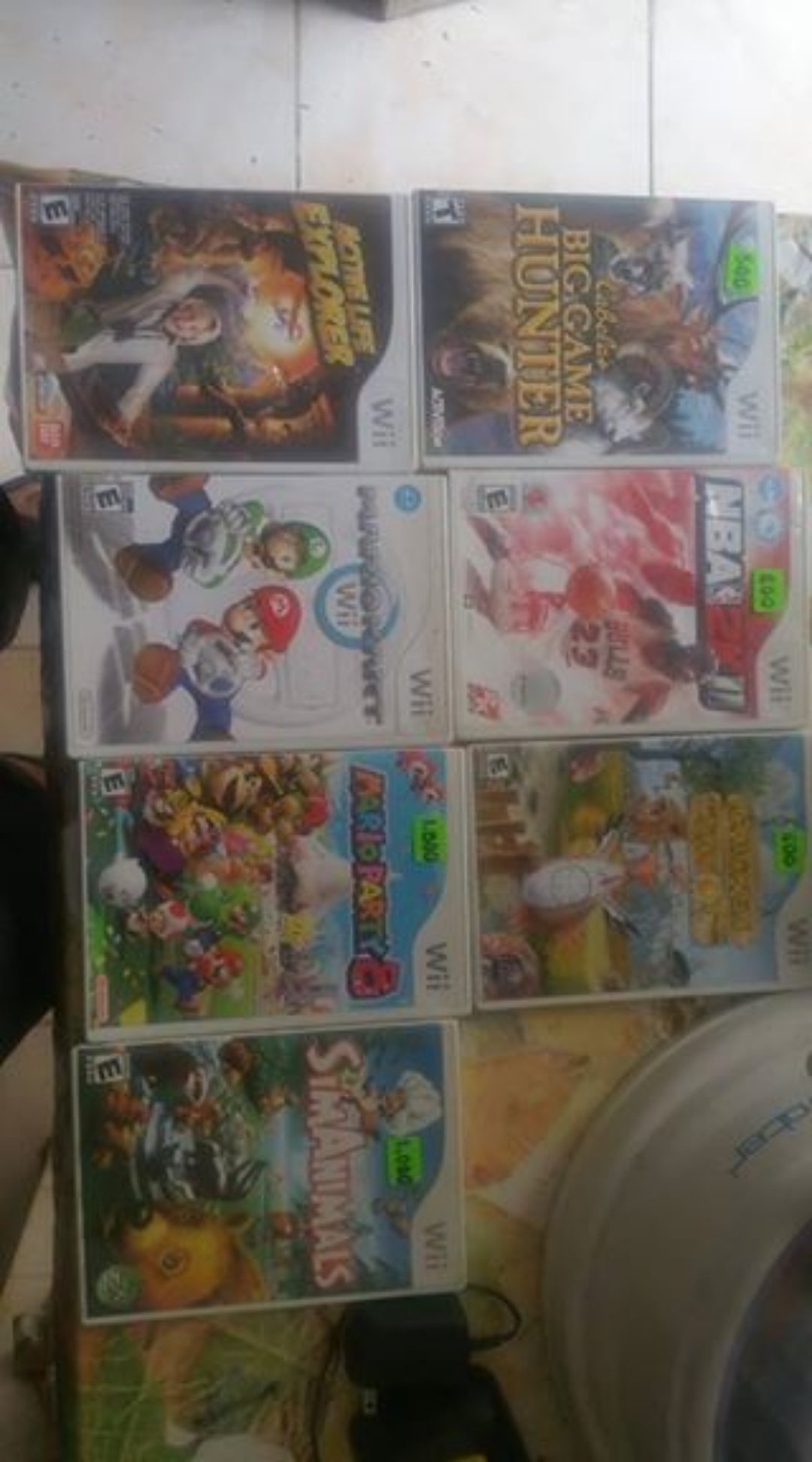 consolas y videojuegos - cintas wii