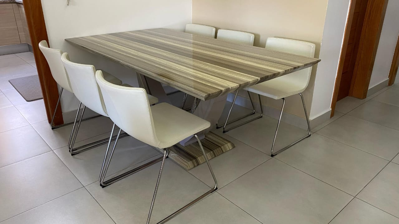 muebles y colchones - JUEGO DE COMEDOR DE 6 SILLAS.  5