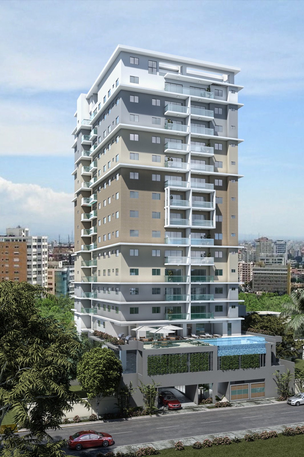 apartamentos - Apartamentos Alma rosa edificio de 17 NIVELES 1
