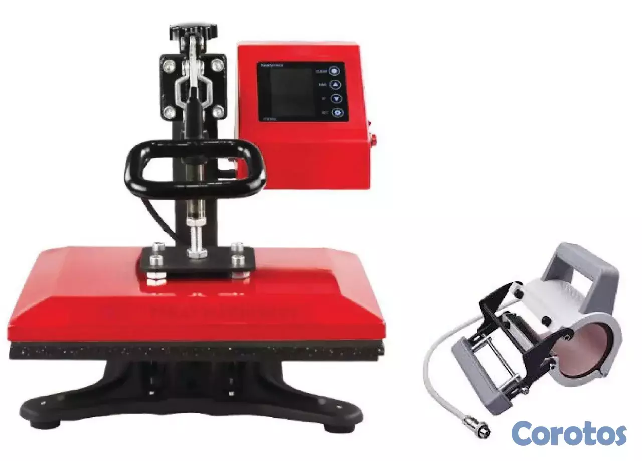 otros electronicos - Maquina De Sublimación Plana 2 En 1 12"x10" 3