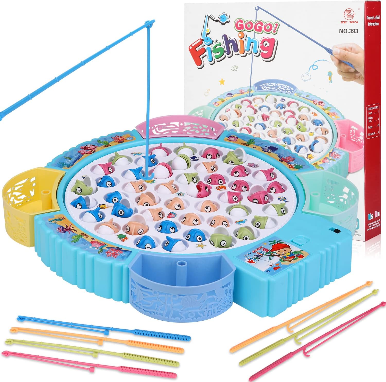 juguetes - BABE SHARK JUEGO DE PESCA FISHING GAME 0