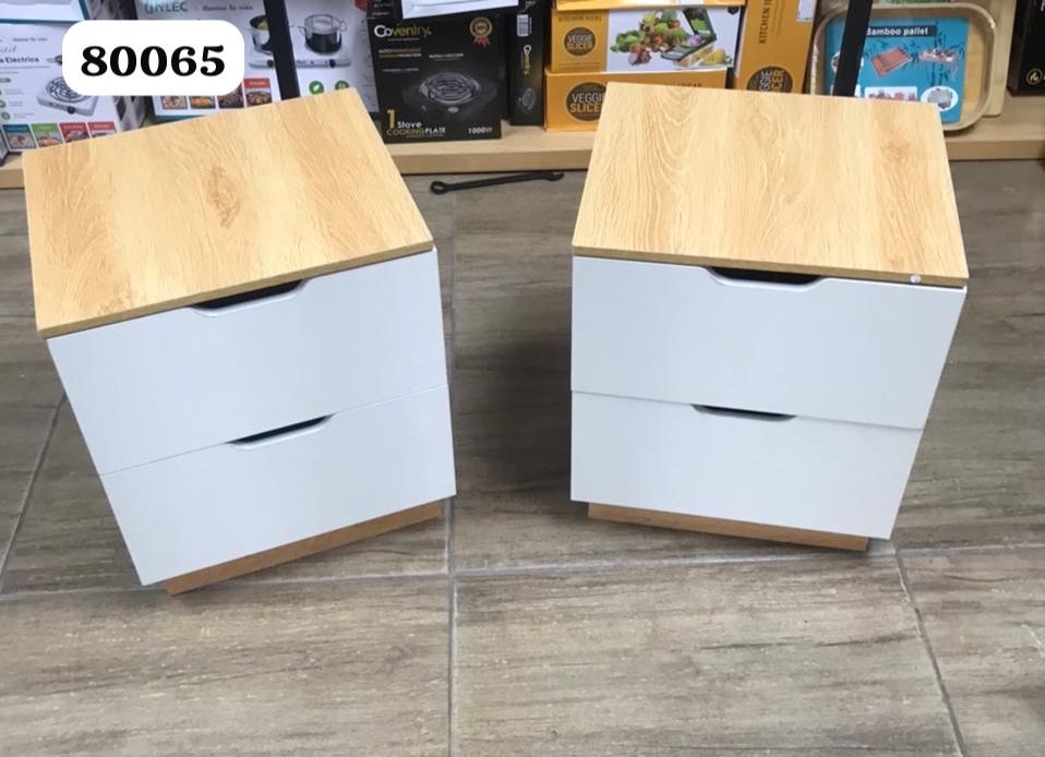 muebles y colchones - Mesa de noche (el par) 1