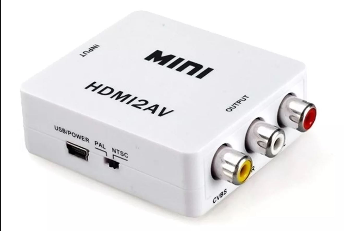 accesorios para electronica - Adaptador de HDMI a AV 3