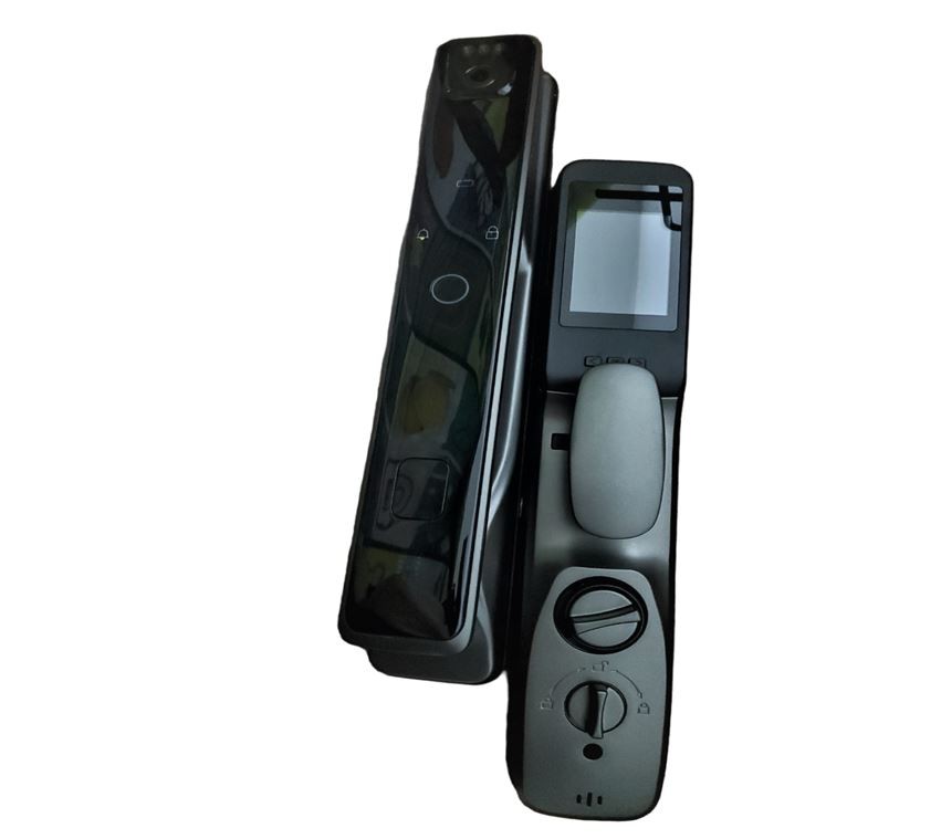otros electronicos - Cerradura inteligente wifi para puertas con camara y timbre G-080 0